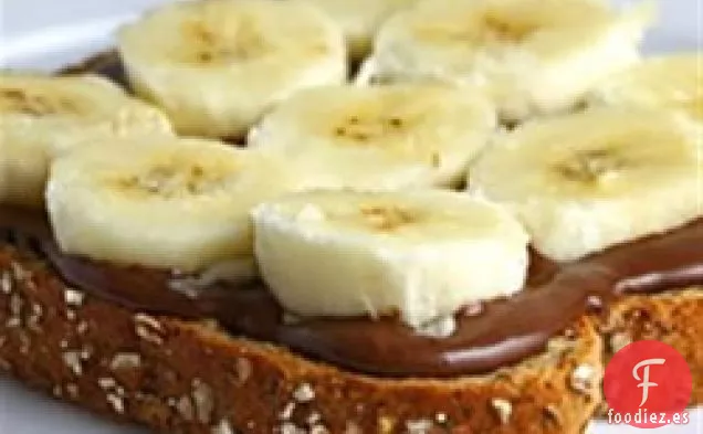 Sándwich Abierto de Plátano con NUTELLA®