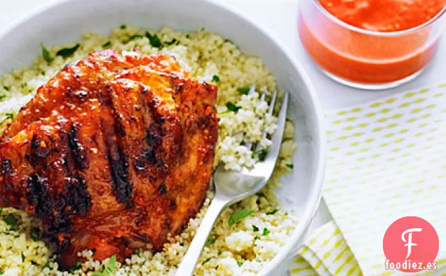 Muslos de Pollo Romesco de Anacardo