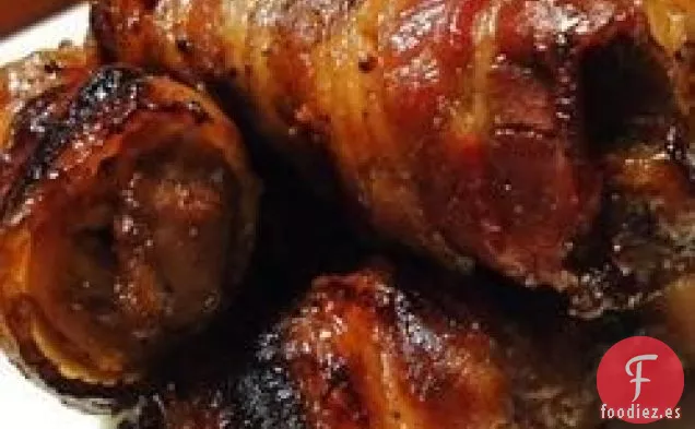 Cinturón Trasero de Alce a La Parrilla Envuelto en Tocino