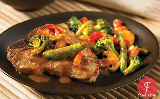 Carne de Cerdo Tailandesa de Cacahuete Simple