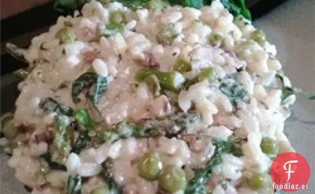 Risotto de Brócoli con Crema y Limón