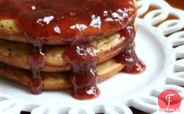 Tortitas de Avena con Mantequilla de Maní y Gelatina