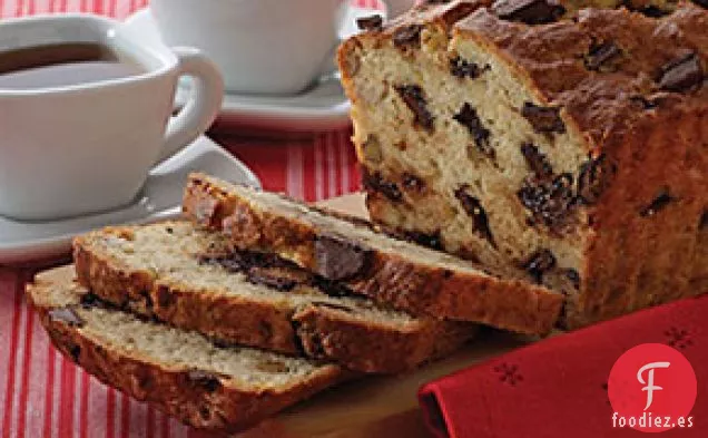 Mezcla de Pan con Trozos de Chocolate y Plátano