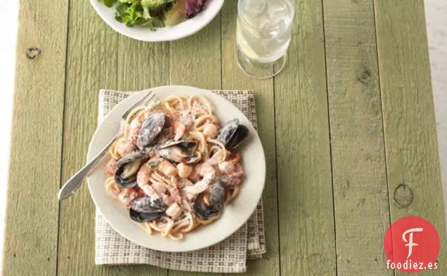 Pasta Cremosa de Mariscos Pomodoro