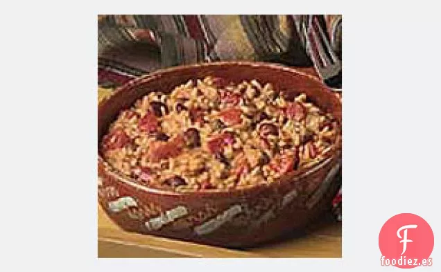 Sartén de Arroz con Chile y Queso VELVEETA® de 20 Minutos