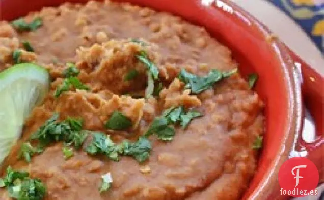 Frijoles Refritos Rápidos y Fáciles