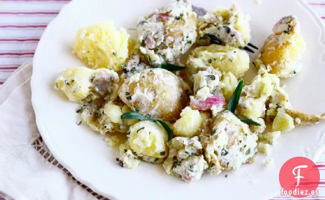 Ensalada De Patatas Con Aderezo De Diosa Verde