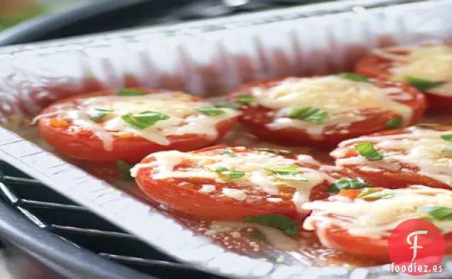 Tomates Asados Con Queso