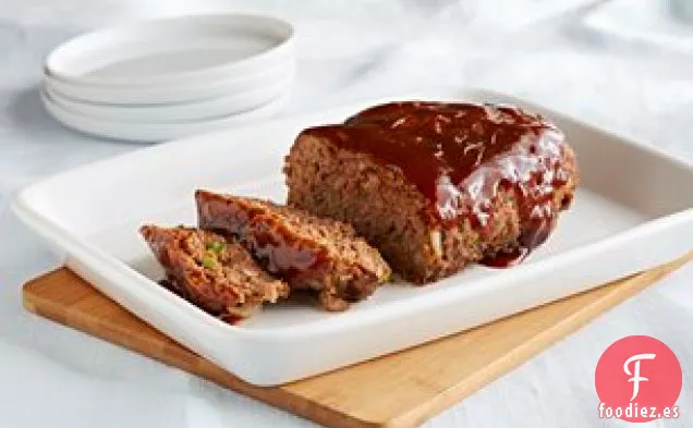Pastel de Carne de Barbacoa de Microondas