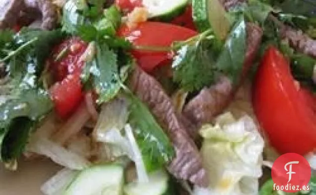 Ensalada Tailandesa de Ternera a la Parrilla