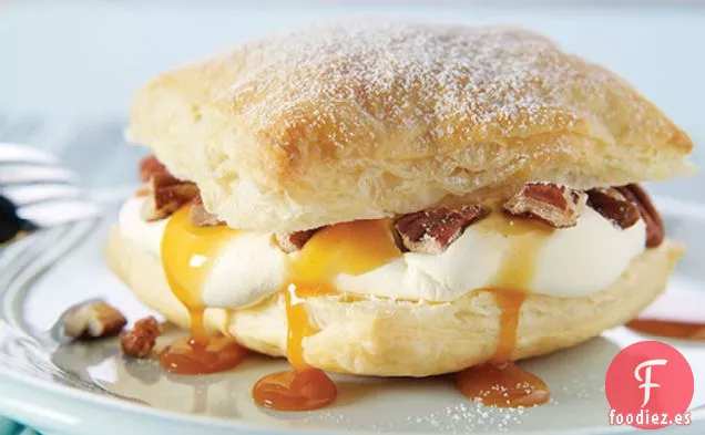 Napoleones de Pacanas de Caramelo