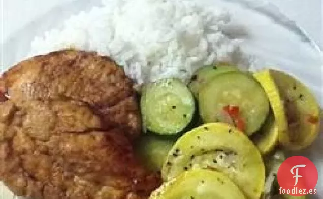 Calabacín a la Parrilla con Limón y Pimienta