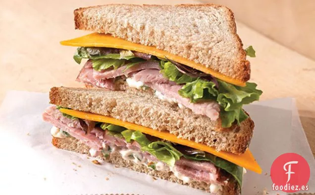 Sándwich de Jamón de Cinta Azul