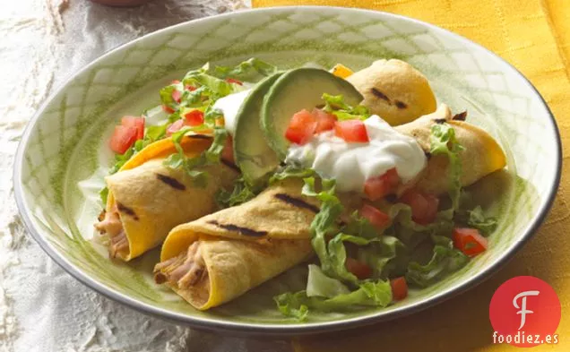 Tacos de Papaya y Cerdo a la Parrilla