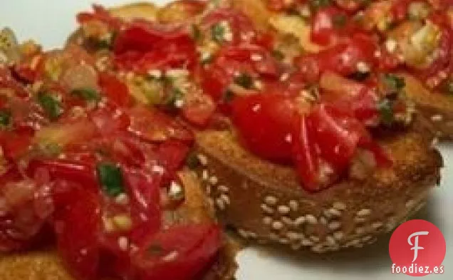 Bruschetta de Rúcula de Tomate de Jen's