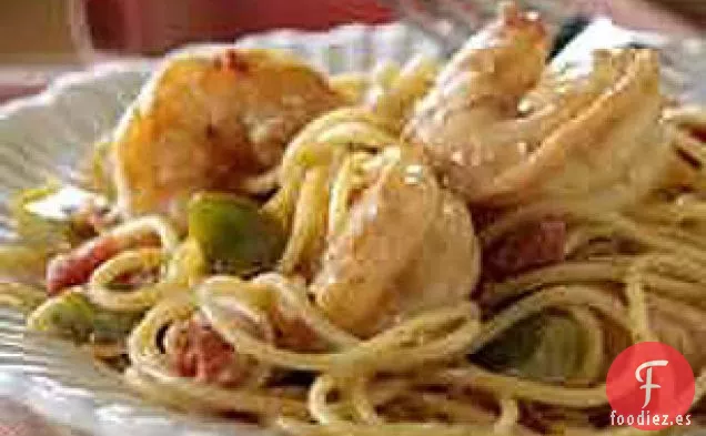 Fideo de Camarones