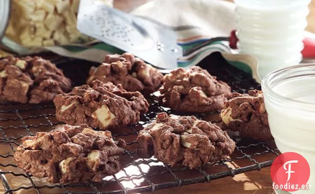 Galletas de Chocolate en Trozos de Chocolate Blanco