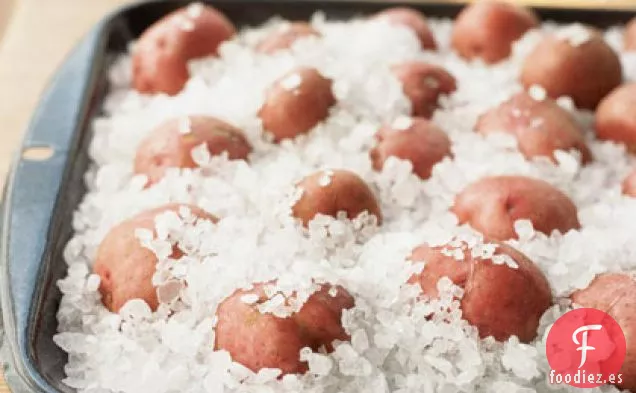 Patatas Asadas con Sal de Roca