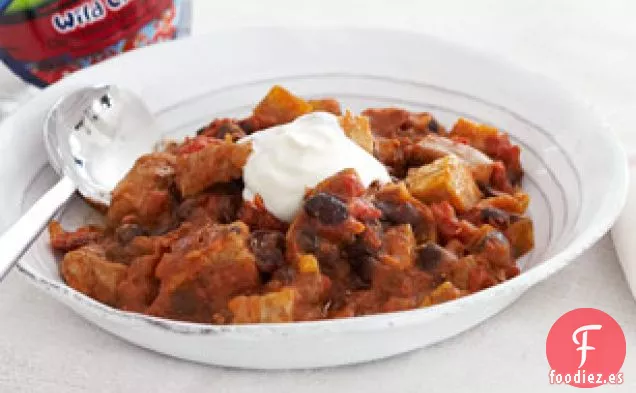 Chile de Cerdo y Frijoles Negros
