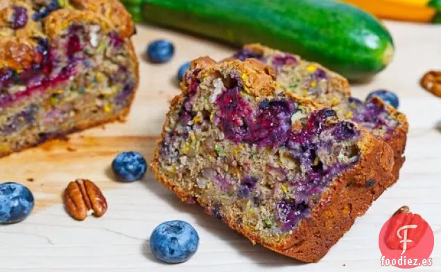 Pan de Calabacín con Arándanos