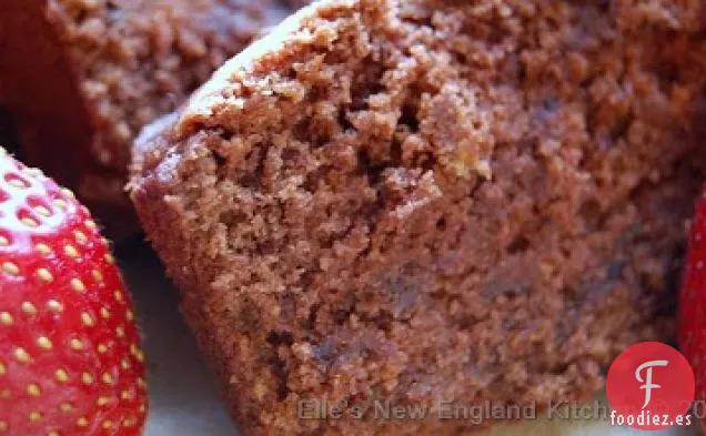 Pan de Calabacín de Chocolate Doble