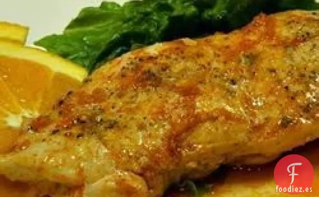 Pollo Glaseado de Naranja Al Horno