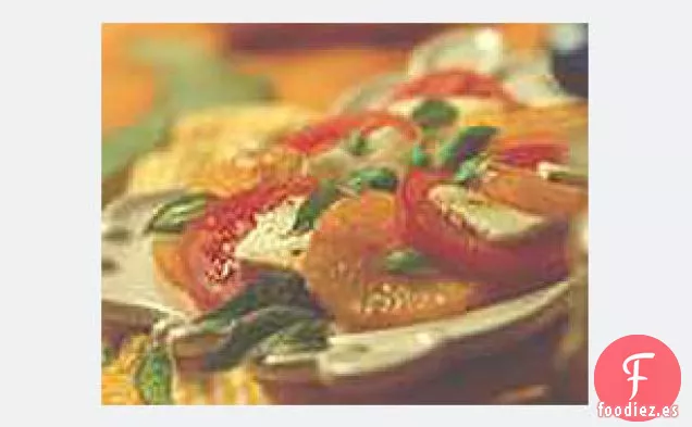 Ensalada de Tomate y Naranja con queso Feta