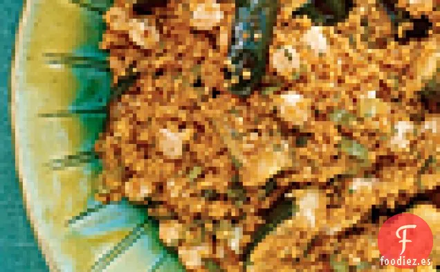 Quinua Con Calabacín A La Parrilla, Garbanzos Y Comino