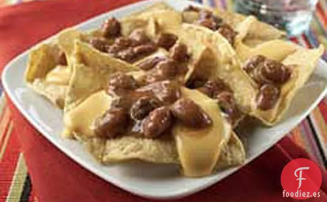 Nachos Rápidos con Chile y Queso