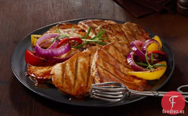 Filetes De Cerdo A La Parrilla Picantes