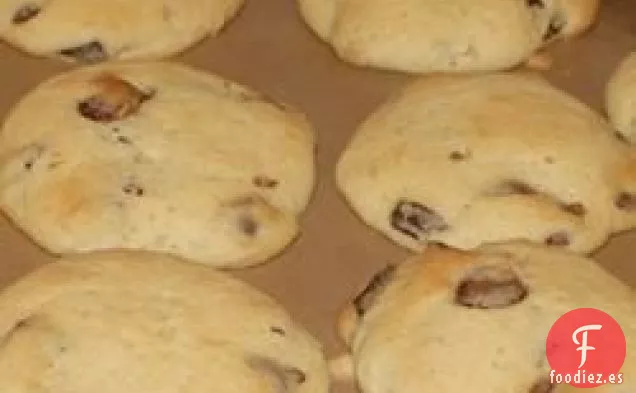 Galletas con Chispas de Chocolate y Crema Agria