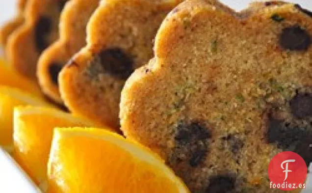 Pan de Calabacín de Naranja con Chispas de Chocolate