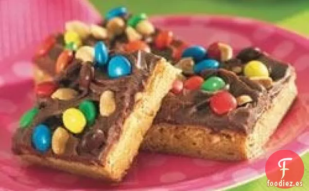 Barras de Chocolate con Mantequilla de Maní