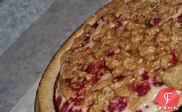 Tarta de Frambuesa con Crema Agria
