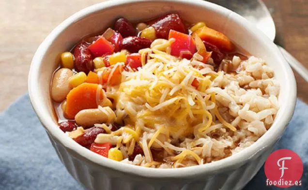 Chile Vegetariano de Dos Frijoles