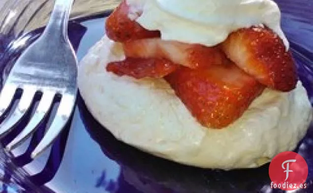 Pavlova de Fresa Fresca