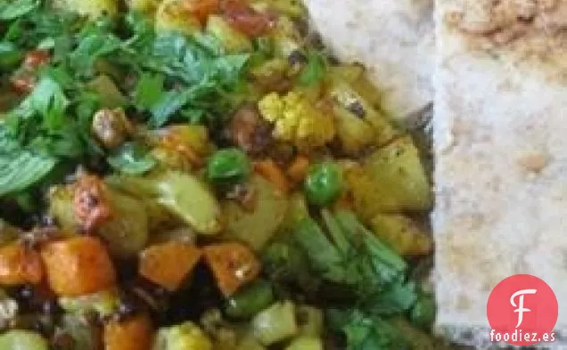 Bhaji de Verduras Indias