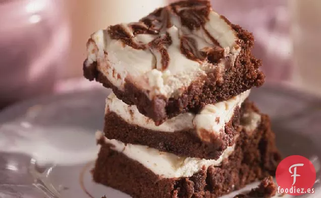 Brownies de Queso Crema con Espuma