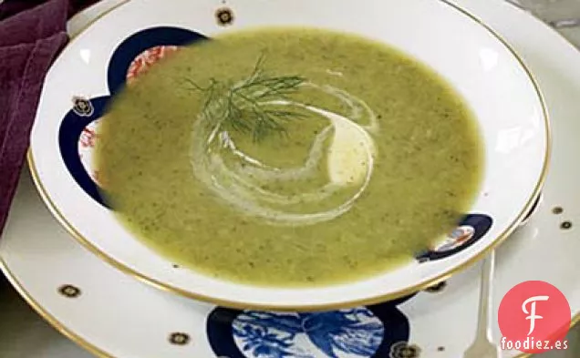 Sopa de Calabacín e Hinojo