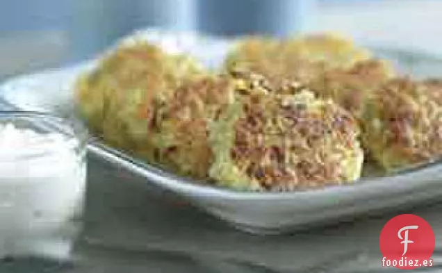 Latkes de Patata con Puré de Manzana con Frambuesa y Canela