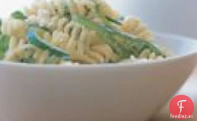 Fusilli Con Calabacín y Queso de Cabra