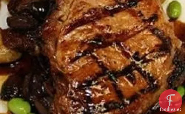 Chuletas de Lomo de Cerdo a La Parrilla