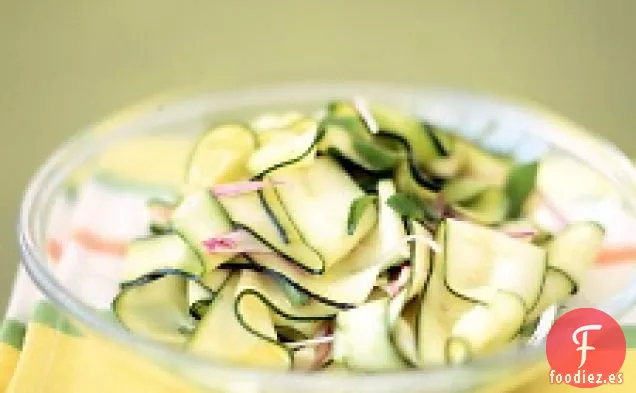 Cintas De Calabacín Con Menta