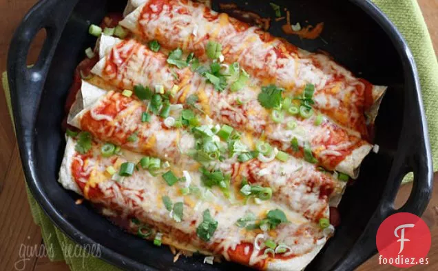 Enchiladas de Calabacín con Queso