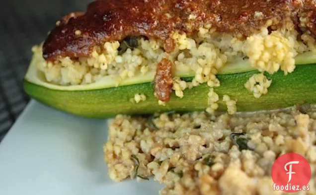 Calabacín relleno de maní + Ganador