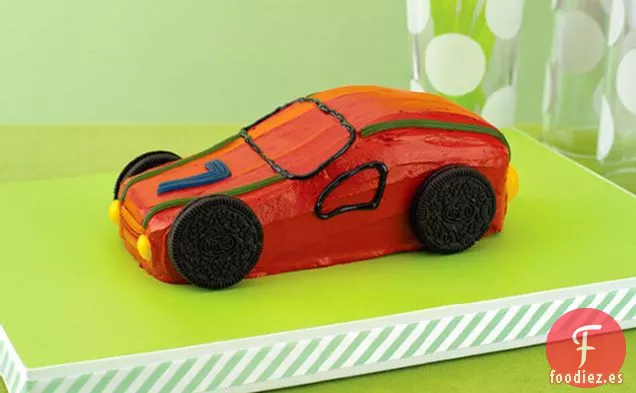 Pastel de Coche de Carreras