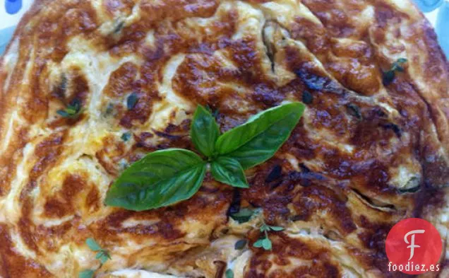 Frittata de Calabacín con Queso