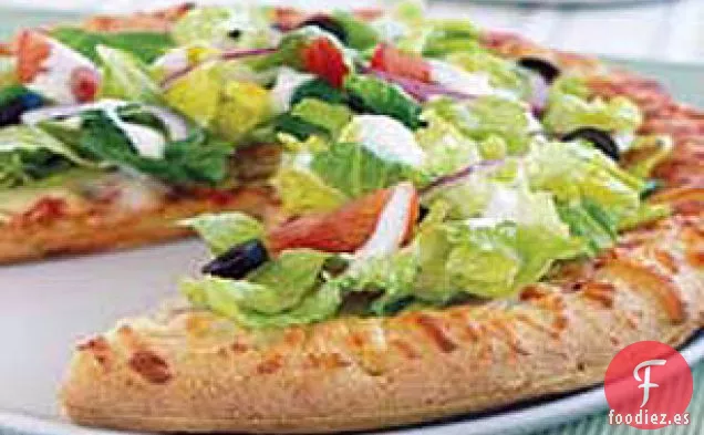 Pizza con Ensalada de Jardín
