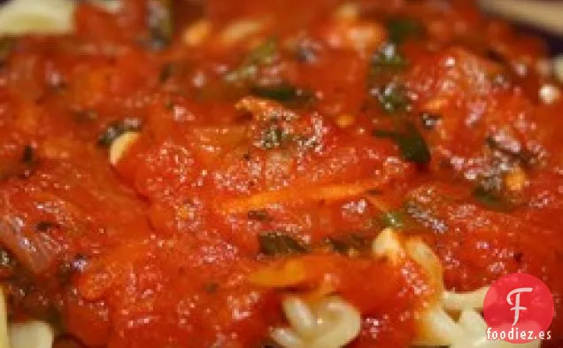 Salsa Marinara de Espinacas de Cocción Lenta