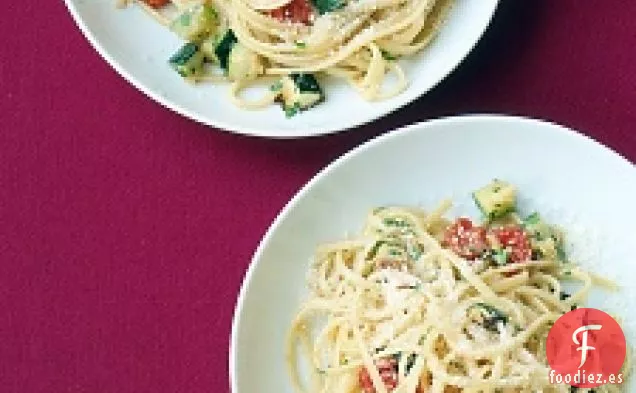Calabacín Asado Y Pasta De Tomate